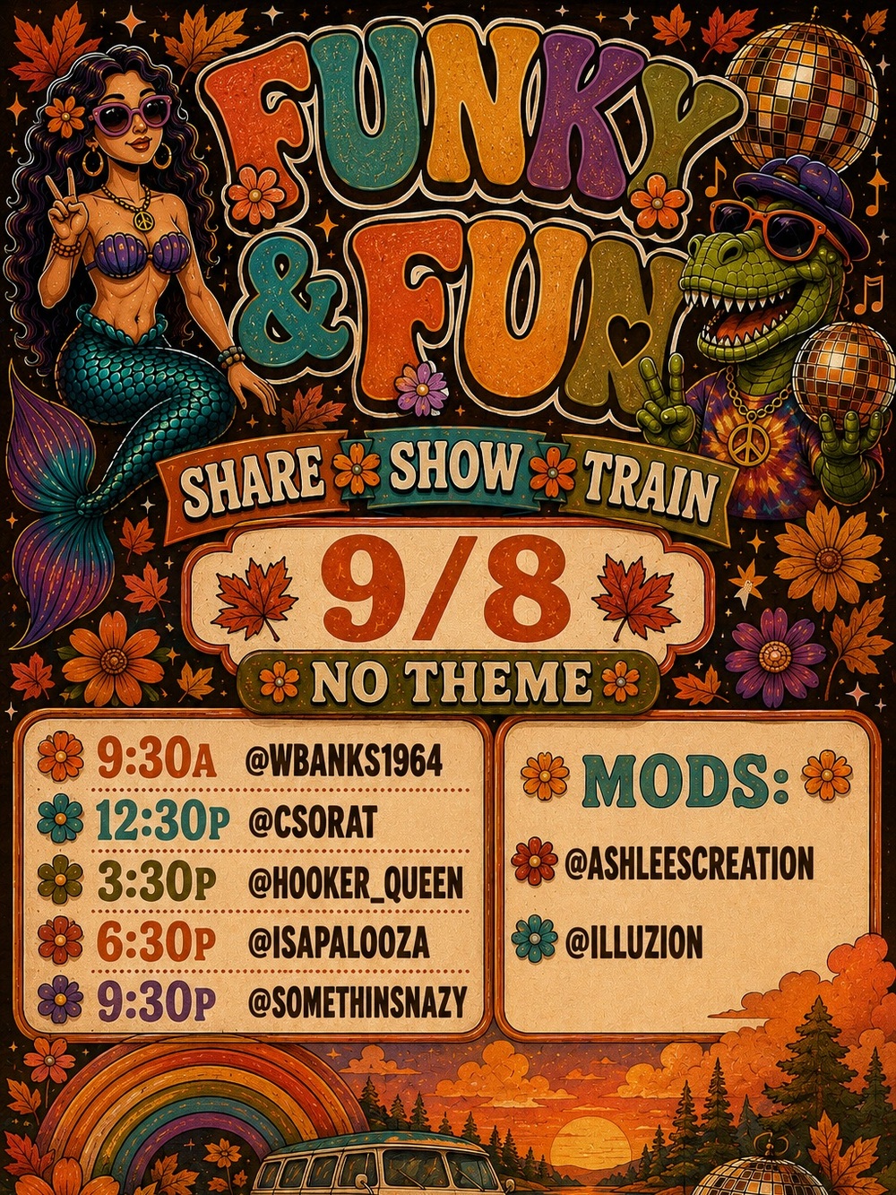 Funky & Fun Share Show Train
